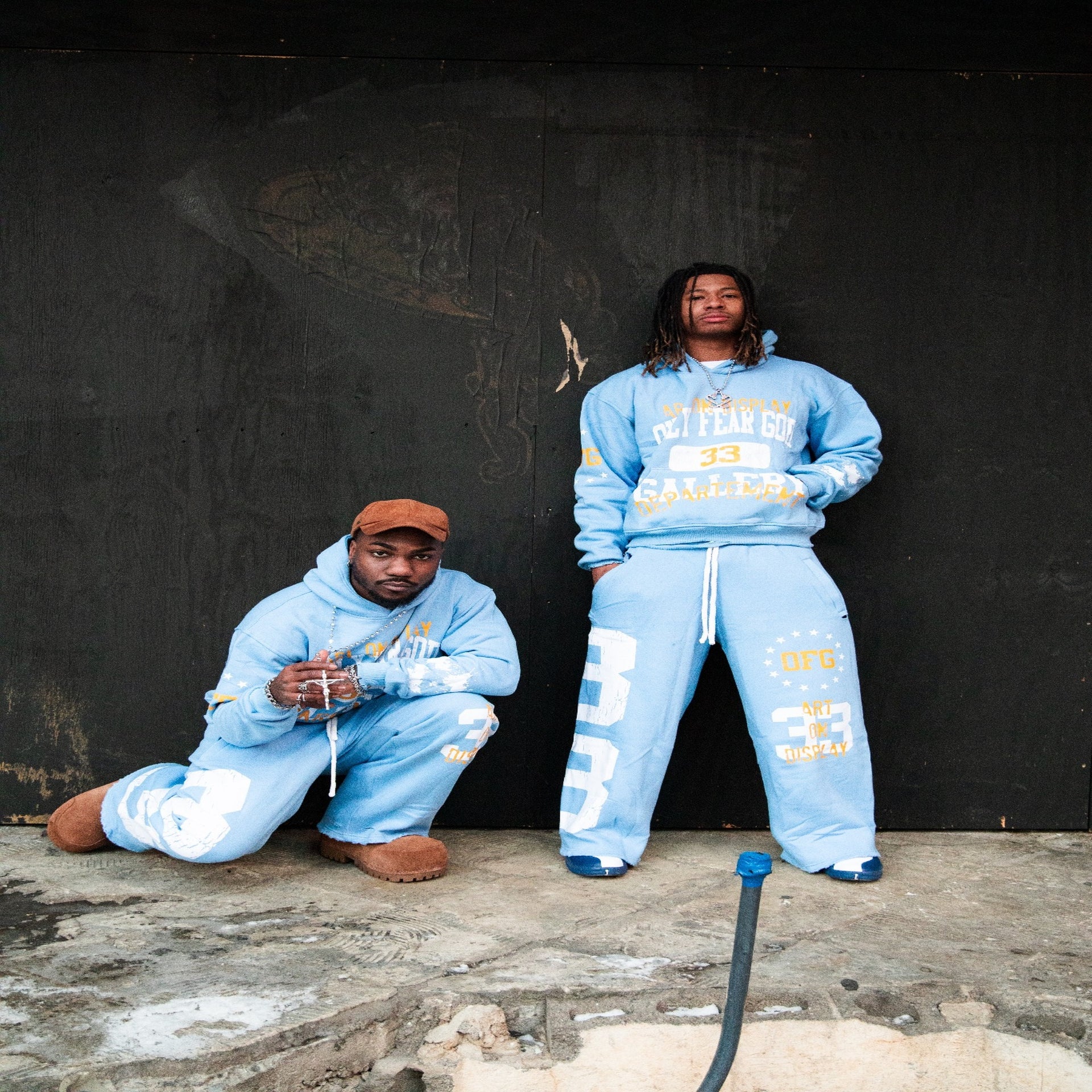 Art On Display Blue Sweatsuit