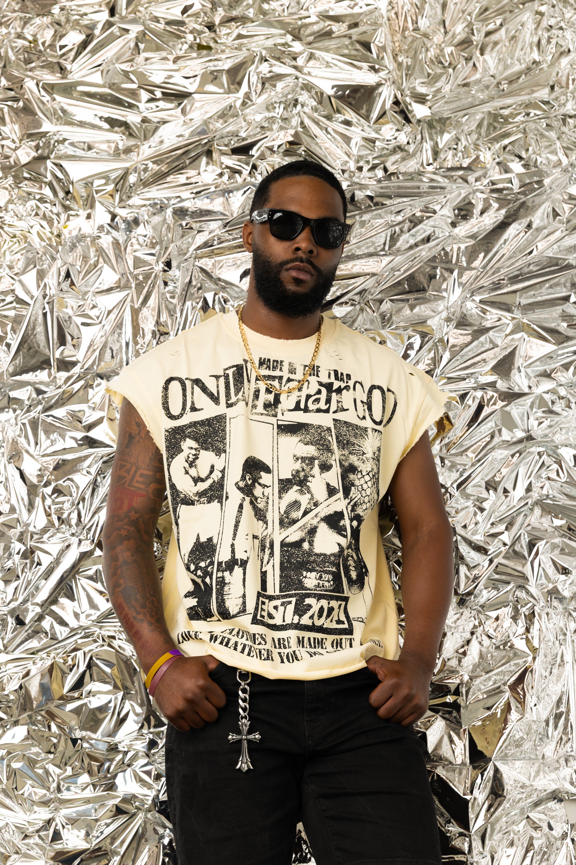 Money Talk Cut Off Tee