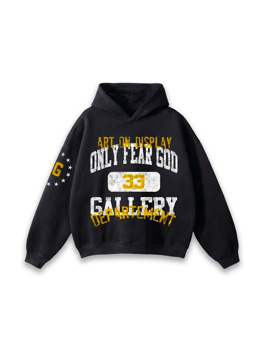 Art on Display Black Hoodie